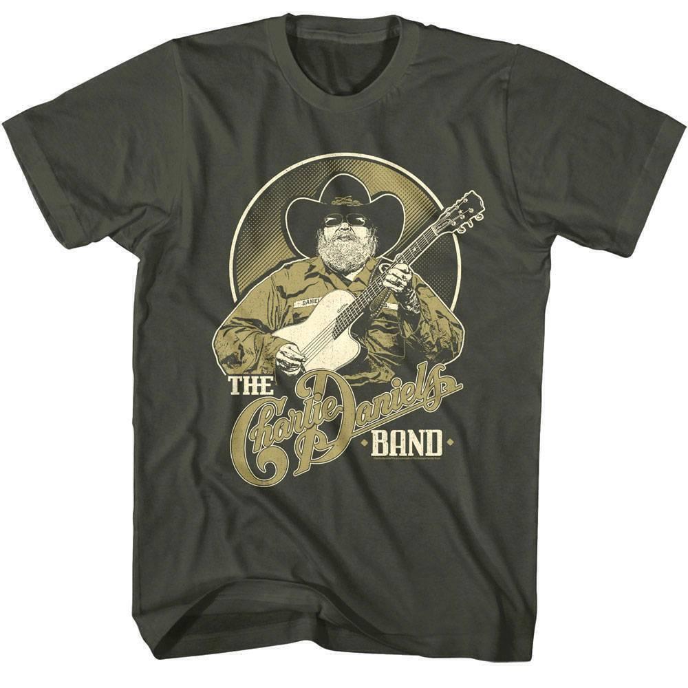 Charlie Daniels Band Strumming Geetar Southern Rock Music Fan Gift T-Shirt